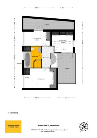 Floorplan - Rodezand 29, 3421 BA Oudewater